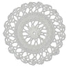 Crochet Envy Lacey Doily 6" Round / White